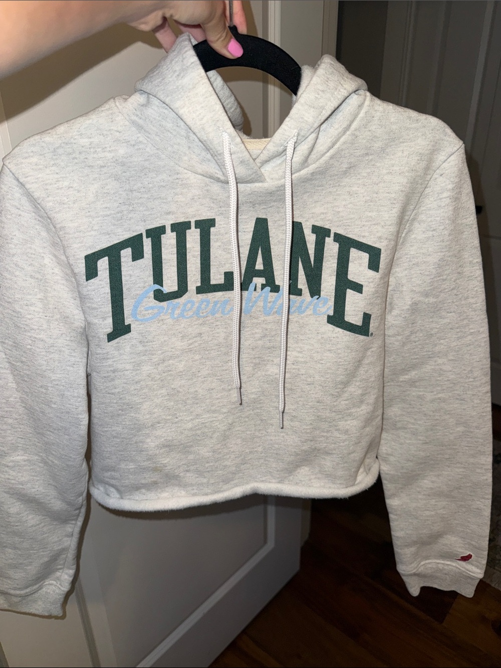 League White Fleece Hoodie with Neutral Label